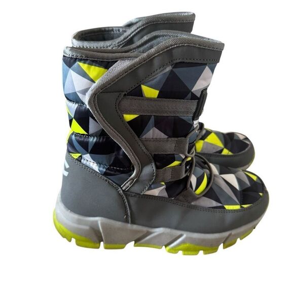 GUBARUN Kids Youth Snow Boots Winter Waterproof Slip Resistant Shoes SZ 1.5 - Picture 6 of 15